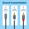 MMOBIEL Chinch auf USB-C Audio Kabel – Type-C zu 2 RCA Produktbild-Vorschau 2