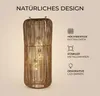formano Solarlaterne Garten Rattan-Look Laterne 3 LED Produktbild-Vorschau 3