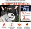 Qualinos 10x hochwertige Doppelstabmattenzaun Befestigung Produktbild-Vorschau 2