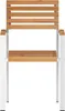 vidaXL : Ensemble de 6 chaises de jardin en bois d'acacia Voir les images du produit 5