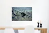 MuchoWow® Poster Flugzeug - Düsenjäger - Berg 90x60 cm - Produktbild-Vorschau 4