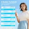 Kühlung Mini Hand Ventilator 5000mAh Akku Aufladbar Lüfter Produktbild-Vorschau 5