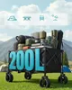 SONGMICS Faltbarer Handwagen mit Griff, Bollerwagen, 4 Produktbild-Vorschau 5