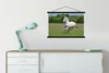 MuchoWow® Textilposter Pferde - Natur - Weiß 90x60 cm mit Produktbild-Vorschau 3