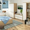 Akord Armoire 4 Portes Chêne Sonoma/Blanc 90X51X180 Voir les images du produit 4