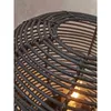 GOOD&MOJO - Tischleuchte Tanami - Rattan Schwarz - Ø27cm Produktbild-Vorschau 5