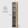 Home Collective Regal Anthrazit 40x180x35 cm (BxHxT), Produktbild-Vorschau 5