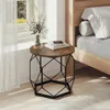 WOLTU Couchtisch 2er Set, mit runder Tischplatte, aus Produktbild-Vorschau 4