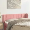 vidaXL Kopfteil mit Ohren Rosa 147x23x78/88 cm Samt - Produktbild-Vorschau 1