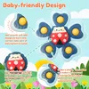 Vanmor Saugnapf Spinner 4er Baby Fidget Spielzeug Reise Bad Produktbild-Vorschau 2
