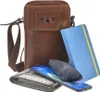 Handytasche zum Umhängen Leder 13x21cm "Waxy Vintage" Handy Produktbild-Vorschau 2