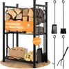 BLACK OAK Kaminholzständer ANTERO – Kaminholzregal mit Produktbild-Vorschau 1