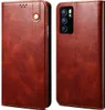 OPPO Reno6 Pro Hülle, Leder Flip Brieftasche Schutzhülle Produktbild-Vorschau 1
