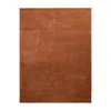 A plain brown rug is shown against a white background. Produktbild-Vorschau
