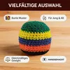 6er Set Wurfspiel Säckchen, handgewebt, mehrfarbig, Produktbild-Vorschau 3