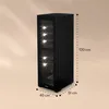 Klarstein vinotéka, slim, 2 zóny, skleněné dveře, UV Náhled obrázku produktu 7