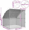 vidaXL Klec pro kuřata stříbrná 2 x 2 x 2 m Pozinkovaná Náhled obrázku produktu 7