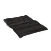 A black cushion is shown against a white background. Produktbild-Vorschau