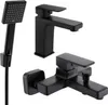 Mexen Cetus R45 Badewannenset, Schwarz - 744303R45-70 Produktbild-Vorschau 1