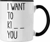 Trendation - I Want To Ki You Tasse Geschenk Lustiger Produktbild-Vorschau 1