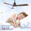 Sofucor Deckenventilator, klassisch, 132 cm, Walnussflügel, Produktbild-Vorschau 3