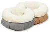 All For Paws Lambswool Donut Bed GRIJS Productafbeelding-voorbeeld 1