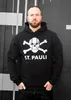 FC St. Pauli - Kapuzenpullover  Totenkopf - schwarz Produktbild-Vorschau 2