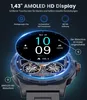 LIGE Militär Smartwatch Herren mit 3 Armbändern 1.43" Produktbild-Vorschau 4