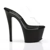 SKY-302 Damen Slipper von Pleaser, Transparent Schwarz , EU Produktbild-Vorschau 5