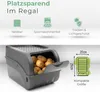Novaliv cassette per verdure e patate contenitori da 3,5l a Anteprima dell’immagine prodotto 6