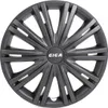 4x 13" Zoll Radkappen Schwarz Radzierblenden Radblenden 13 Produktbild-Vorschau 5