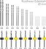 A collection of drill bits of various sizes, arranged in rows with labels indicating quantity and diameter. Produktbild-Vorschau