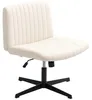 Homeoffice Stuhl höhenverstellbar Drehstuhl mit Leinenoptik Produktbild-Vorschau 2
