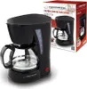 A black Esperanza filter coffee machine is shown from a diagonal angle, with its packaging in the background. Anteprima dell’immagine prodotto
