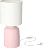 Moderní stolní keramická lampa INER - 1xE14, 40W, růžová / Náhled obrázku produktu 1