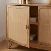 Calicosy - Buffet 3 ante con impagliatura in rattan Anteprima dell’immagine prodotto 4
