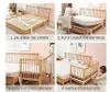 Kinderbett - Beistellbett - Babybett 120x60cm mit Matratze, Produktbild-Vorschau 7