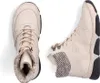 Two beige high-top sneakers are shown from different angles against a white background. Anteprima dell’immagine prodotto