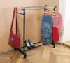 Stojak mobilny na ubrania i buty, regulowany, podwójny, Podgląd zdjęcia produktu 3