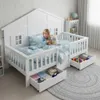 Kinderbett in Hausform 90 x 200 cm, weiß, mit zwei Produktbild-Vorschau 10