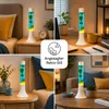 Lampada Lava blu giallo bianco alta 38 cm decorativa con Anteprima dell’immagine prodotto 4