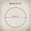Armband - Armschmuck - breit mit Perlen - Klettverschluss - Produktbild-Vorschau 5