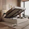 MODFU Lit coffre 160 x 200 cm – Tête de lit avec USB Voir les images du produit 2