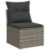 The Living Store 10-tlg. Garten-Sofagarnitur mit Kissen Produktbild-Vorschau 5