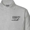 Huuraa Herren Polo Shirt Bonn verliebt M Sport Grey Bio Produktbild-Vorschau 2