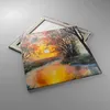 Bild auf Leinwand - Leinwandbild - Einteilig - Fluss Sonne Produktbild-Vorschau 2