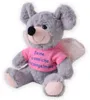TE-Trend Kuscheltier Maus 25 cm Schutzengel Plüschtier Produktbild-Vorschau 1