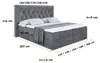ALTDECOR Boxspringbett mit Matratze (20 cm hoch) und Topper Produktbild-Vorschau 6