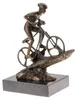 Bronze Skulptur Mountainbike 25cm Biker Radsport Fahrrad Produktbild-Vorschau 3