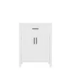 A white bathroom vanity cabinet with a drawer and two doors, shown against a white background. Podgląd zdjęcia produktu